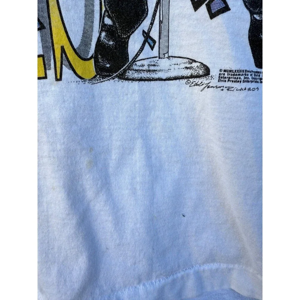 Elvis‎ Presley 1987 Shirt Screen Stars Single Stitch Totally Awesome | Size XL